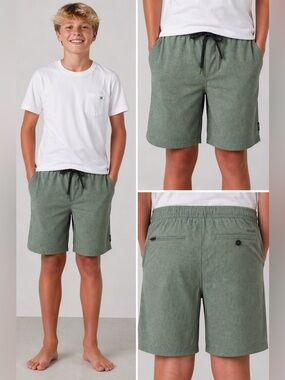 O'Neill Hybrid Shorts Youth XL (14/16) Green Stretch Hyperdry NWT